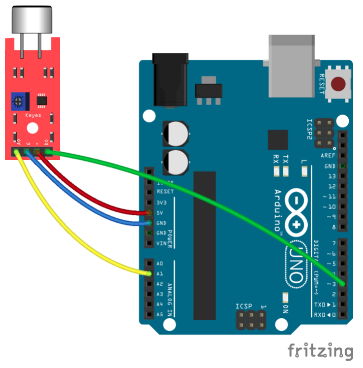 Capteur sonore KY-037 compatible ARDUINO