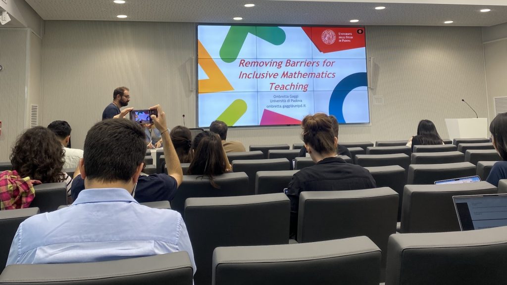 Presentation by Ombretta Gaggi: Removing Barriers for Inclusive Mathematics Teaching